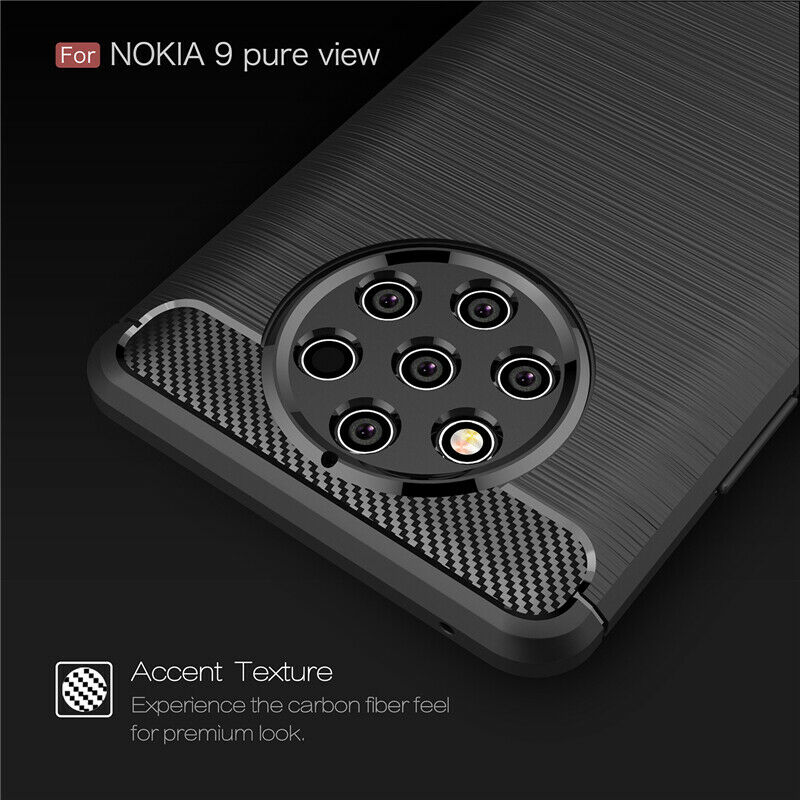 Ốp Lưng Nokia 9 Pure View Chống Sốc Hiệu Likgus Cao Cấp được làm bằng chất liệu TPU mền giúp bạn bảo vệ toàn diện mọi góc cạnh của máy rất tốt lớp nhựa này khá mỏng bên ngoài kết hợp thêm bên trên và dưới dạng carbon rất sang trọng.